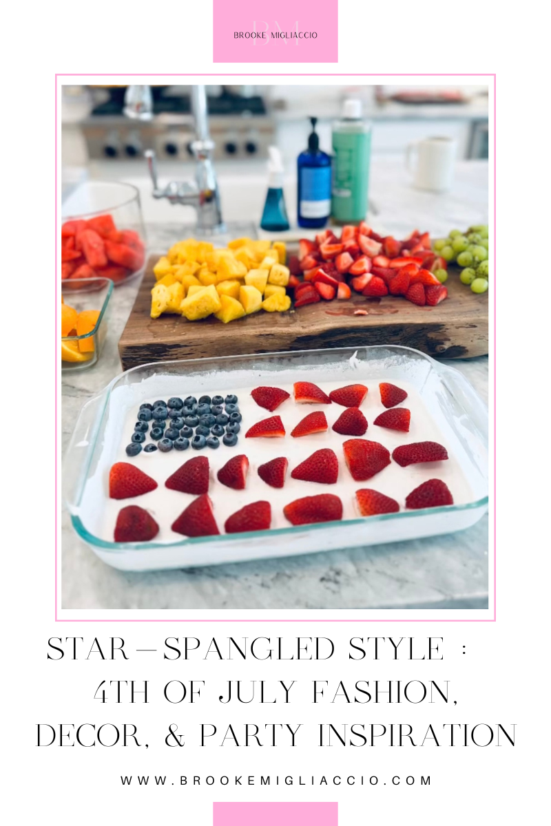 Star-spangled Style | 4th of July Fashion, Decor, & Party Inspiration | americana, american, patriotic flair, patriotic fashion, patriotic party, july 4th party, 4th of July party, healthy recipe, healthy dessert, sugarfree dessert